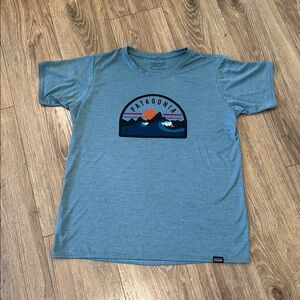 Patagonia Capilene Cool Graphic Tech Fabric Tee 🌼 Womens Medium